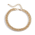 Exaggerated Fashion Jewelry Simple Single Thick Chain Women Necklace